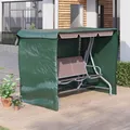 Outsunny Abdeckung Schutzhülle Abdeckplane Regenschutz UV-Schutz Gartenmöbel