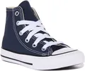 Converse Ashi Core Kinder Schnür Trainer In Navy UK Größe 1 - 14