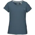 G.I.G.A. DX by killtec T-Shirt GS 39 WMN TSHRT Weiches Stretch-T-Shirt, Carbon Finish, floraler Print blau 44 EU