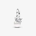 PANDORA Amor Mini Charm Sterlingsilber Süßwasserzuchtperle Pandora ME 793108C01
