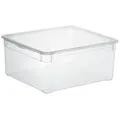 rothopro Clearbox Aufbewahrungsbox mit Deckel Fassungsvermögen: 18,0 l