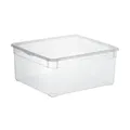 Rotho Aufbewahrungsbox  CLEAR ¦ transparent/klar ¦ Kunststoff ¦ Maße (cm): B: 33,5 H: 17