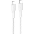 Belkin USB-C TO USB-C 240W 2.0 BRAIDED PCR 1M WHITE (1 m, USB 2.0, 240 W) (CAB025HQ1MWH)