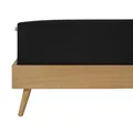 Schiesser Spannbettlaken Flexi - 95/5-180 x 200 cm - Schwarz