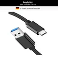 USB A auf USB C Datenkabel 3M 10Gbit/s 60W Schnellladung für Handy