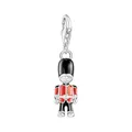 THOMAS SABO Charm-Anhänger LONDON Königliche Wache Silber 925 Sterlingsilber, Kaltemail
