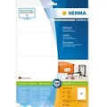 HERMA Universaletiketten 8645 Selbstklebend Weiß 10,5 x 7,4 cm 10 Blatt à 8 Etiketten