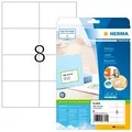 HERMA Etiketten 8645 weiß 105,0 x 74,0 mm, 10 Blatt