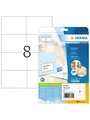 HERMA PREMIUM Etiketten A4, 105 x 74 mm, weiß, permanent haftend