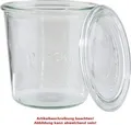 APS Weck-Glas mit Deckel, Sturz-Form, 290 ml, 6er Set Durchmesser: 90 mm, Höhe: 90 mm - 1 Stück (82352)