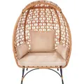 Kobolo Loungesessel COCOON mit Metallgestell und Kissen