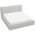 Graingold Polsterbett, Hellgrau, Textil, 140x200 cm, Schlafzimmer, Betten, Polsterbetten