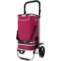 24MOVE® Einkaufstrolley VEHLO 3in1 Trolley faltbarer Einkaufswagen mit Kühlfach, rot