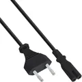 InLine® 16654O Netzkabel Netzstecker auf Euro 8 C7