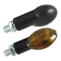 Blinker Highsider Smart Cateye kurz, Schwarz, Getöntes Glas, E-geprüft, 12V/21W