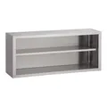 Offener Wandschrank aus Edelstahl 1000(L)x400(T)x660(H)mm