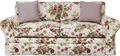3-Sitzer HOME AFFAIRE "Laura K", weiß (cremeweiß, blumenmuster), B:210cm T:95cm