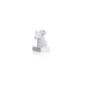 2710 BW - Porzellanfigur Tierkreiszeichen Widder 10 cm, bisquit weiß
