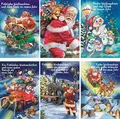 100 Weihnachtskarten mit Umschlag 22-0003, Glückwunschkarten Weihnachten