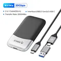 ORICO Taichi Tragbare SSD 2000 MB/S Externes Solid-State-Laufwerk 2TB 1TB 512 GB