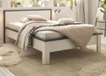 Bett Einzelbett Doppelbett 140x200 weiß Pinie Landhaus Holzbett Stove