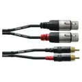 Cordial CFU 1,5 FC Cinch/XLR weiblich 1,5m Paar
