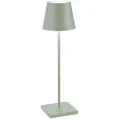 Zafferano Akku Tischleuchte Poldina Pro 380 mm Sage Green