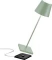 Zafferano Lampe Poldina Pro Tischlampe 2,2 W Sage Green