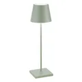 Zafferano Akku Tischleuchte Poldina Pro 380 mm Sage Green