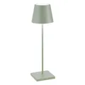 Poldina PRO lampada da tavolo a batteria ricaricabile IP65 colore verde salvia Z