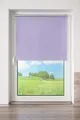 K-Home® Thermo Springrollo/Mittelzugrollo mit modernen Struktur Stoff Lavendel B80 x H200 cm