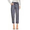 MONCLER Loungehose Seidenhose Floral Seide mit Blumendruck Elastischer Bund für hohen Tragekomfort bunt M