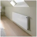 Kermi Plan-K therm-x2 Flachheizkörper glatt Typ 22 Weiß 605x102x1005mm mit Abdeckung 1557W bei 75/65/20 Grad C PK0220610