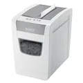 LEITZ IQ Slim Office Aktenvernichter mit Partikelschnitt P-4, 4 x 28 mm, bis 12 Blatt, weiß