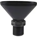 Js Ablauftrichter Doppelt Ag1",Pom Schwarz - Schwarz