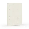 Harphia A7 Dotted Design Planner Refill 6 Holes Notebook Binder Refills, A7 Dot Matrix Planner Inserts for Filofax 100gsm Paper Pocket Size, 4.84 x 3.23