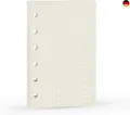 Harphia A7 Dotted Design Planner Refill 6 Holes Notebook Binder Refills, A7 Dot