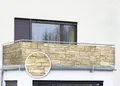 Balkonumspannung, Sichtschutz Mauer, Windschutz, Balkonsichtschutz, WENKO