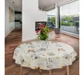 laro Tischdecke Wachstuch-Tischdecke Wachstischdecke Tischwäsche Abwaschbar