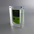 LOBOTEC Nintendo Gameboy Color Acrylglas Block "Color Star", Videospiel Retro Konsolen Case aus hochwertigem Plexiglas, Präsentation und passende Schutz Hülle, Game Boy Gehäuse zum Verschrauben