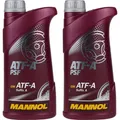 2x1 Liter Original MANNOL Hydrauliköl ATF-A PSF Hydraulic Fluid Oil