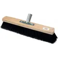NÖLLE PROFI BRUSH Bürsten- und Pinseltechnik e.K. Saalbesen, Qualitätsmischung, Großraumbesen mit Stielloch, Breite: 80 cm mit Metall-Stielhalterung 00236803