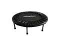 relaxdays Fitnesstrampolin Indoor Trampolin Ø 95 cm, schwarz, 95 cm
