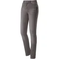 5-Pocket-Jeans CASUAL LOOKS, Damen, Gr. 46, Normalgrößen, grau (taupe, denim), 78% Baumwolle, 20% Polyester, 2% Elasthan, unifarben, lang, Jeans