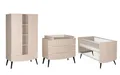 Set Kinderbett Umbauseiten Wickelkommode Kleiderschrank Babyzimmer Kinderzimmer