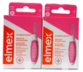 2 x 8 St. ELMEX Interdentalbürsten ISO Gr. 0 0,40 mm rosa