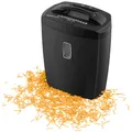 Genie 580XCD Plus Aktenvernichter | Papierschredder | Partikelschnitt | Schredder bis 10 Blatt | CD/DVD & Kreditkartenvernichtung | Sicherheitsstufe P-4 | 21 Liter Abfallbehälter | Geräuscharm