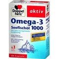 Doppelherz | Omega-3 Seefischöl 1000 | 80 Kapseln