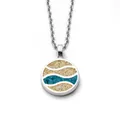 DUR Halskette K2516 „Strandwellen“ 925Silber Sandschmuck 42 cm