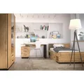 Jugendzimmer, Braun, Holzwerkstoff, 120x200x80 cm, Kinder- & Jugendzimmer, Jugendmöbel, Komplette Kinder- & Jugendzimmer